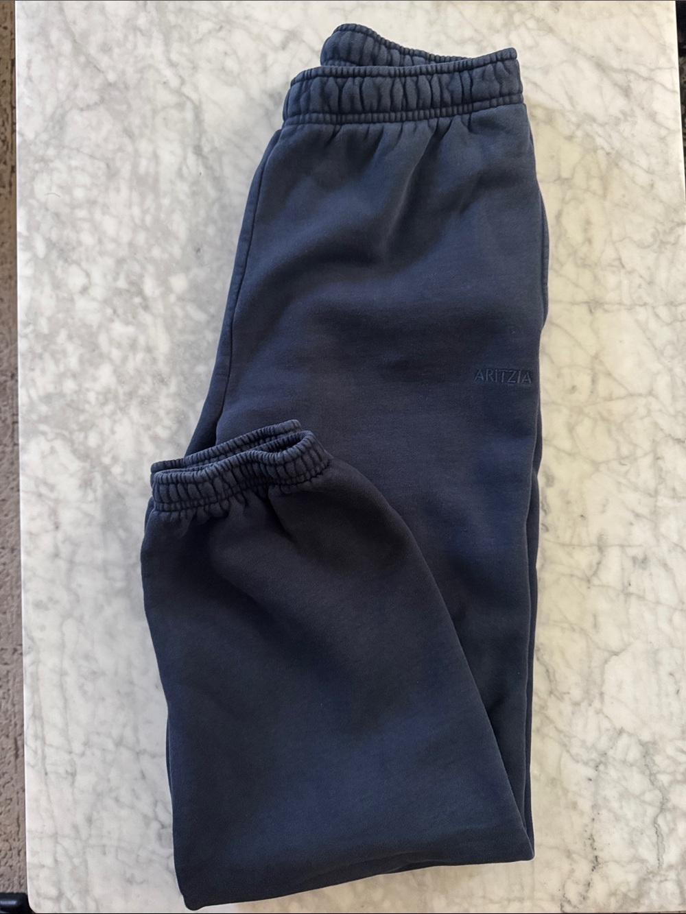 Aritzia Admiral Blue cozy Sweatfleece Mega fit jogger sweatpants XS